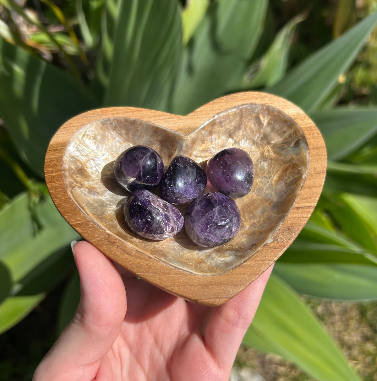 African Amethyst Tumble Stone