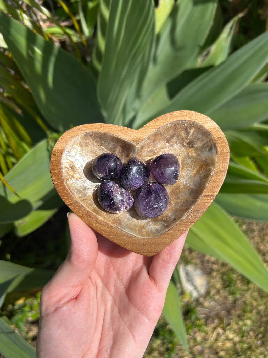 African Amethyst Tumble Stone