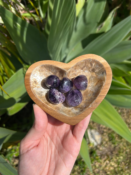 African Amethyst Tumble Stone