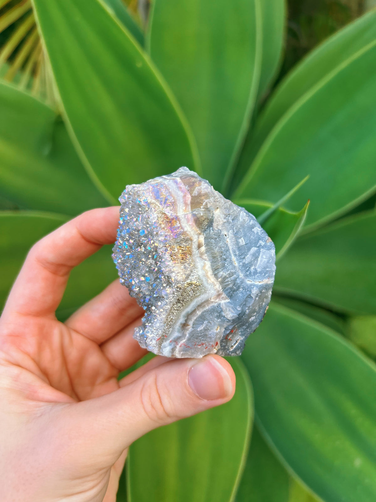 Aura Amethyst Cluster