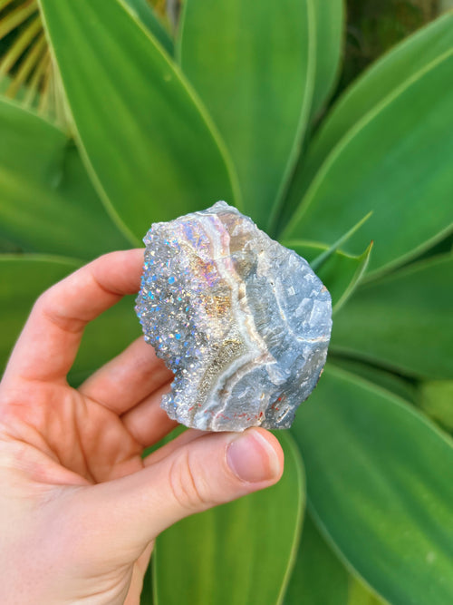 Aura Amethyst Cluster