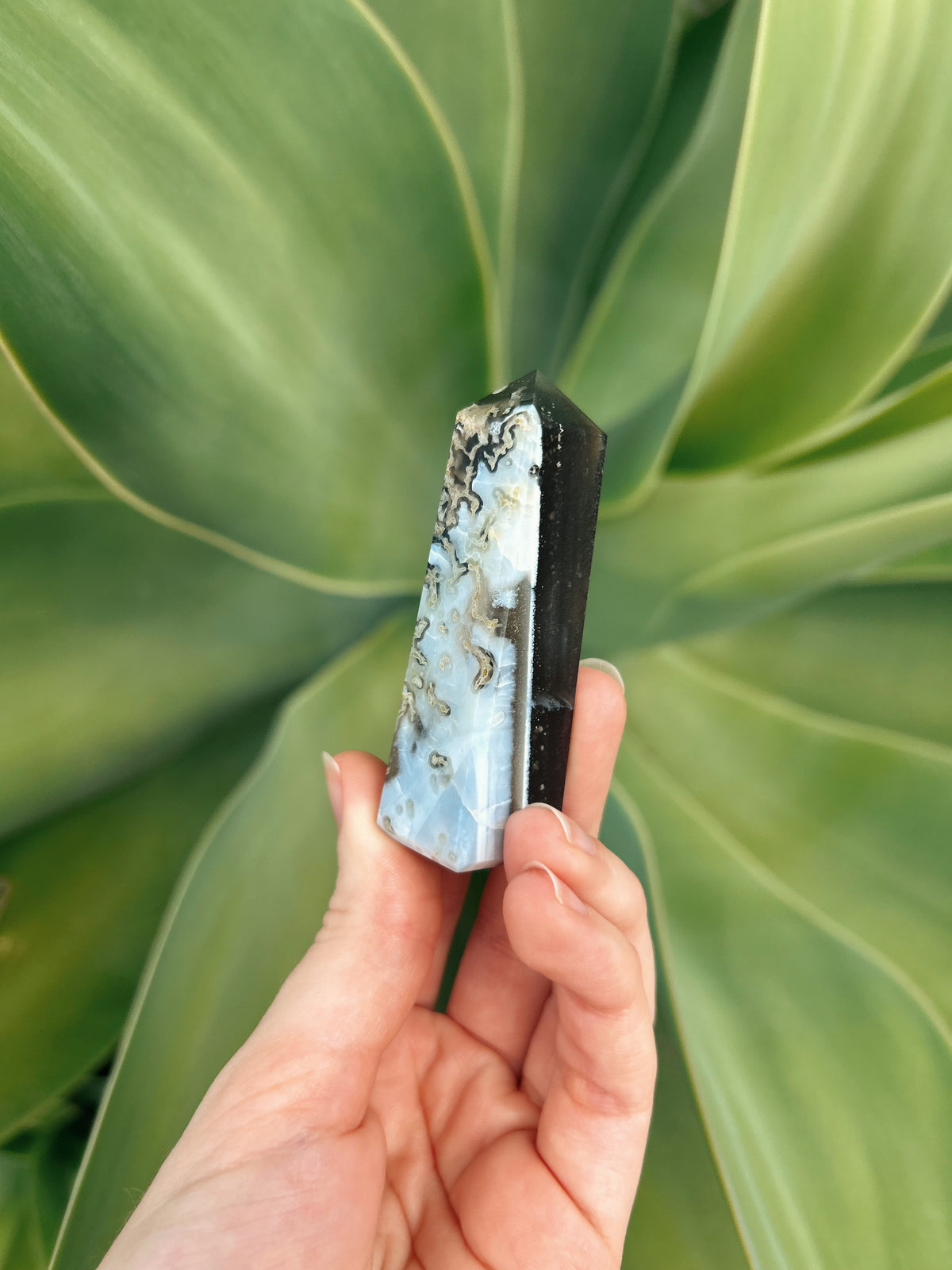 Blue Opal Obelisk