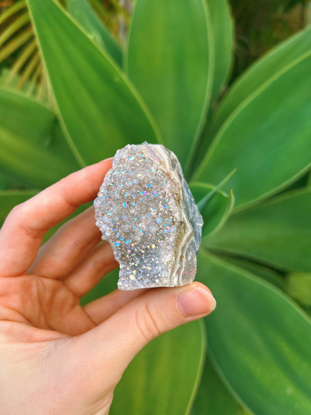 Aura Amethyst Cluster