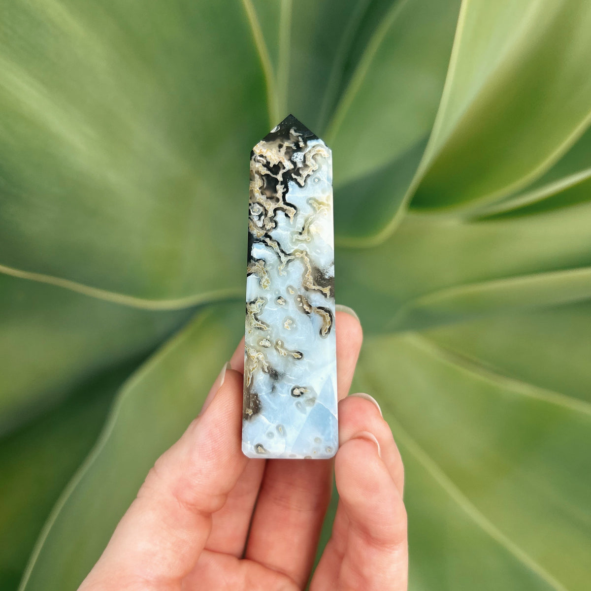 Blue Opal Obelisk