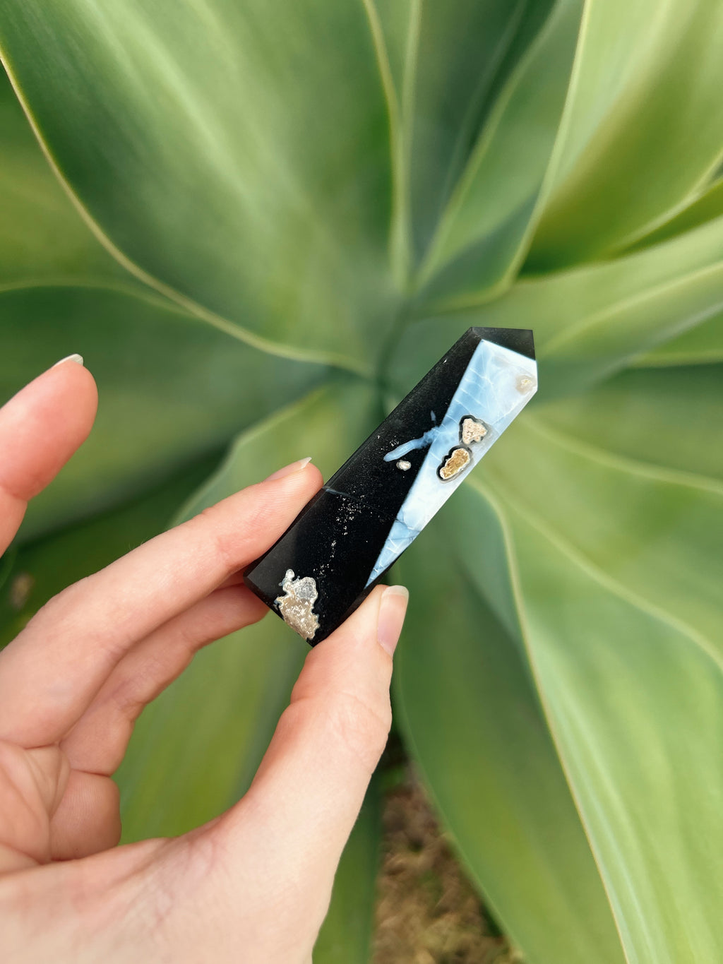 Blue Opal Obelisk
