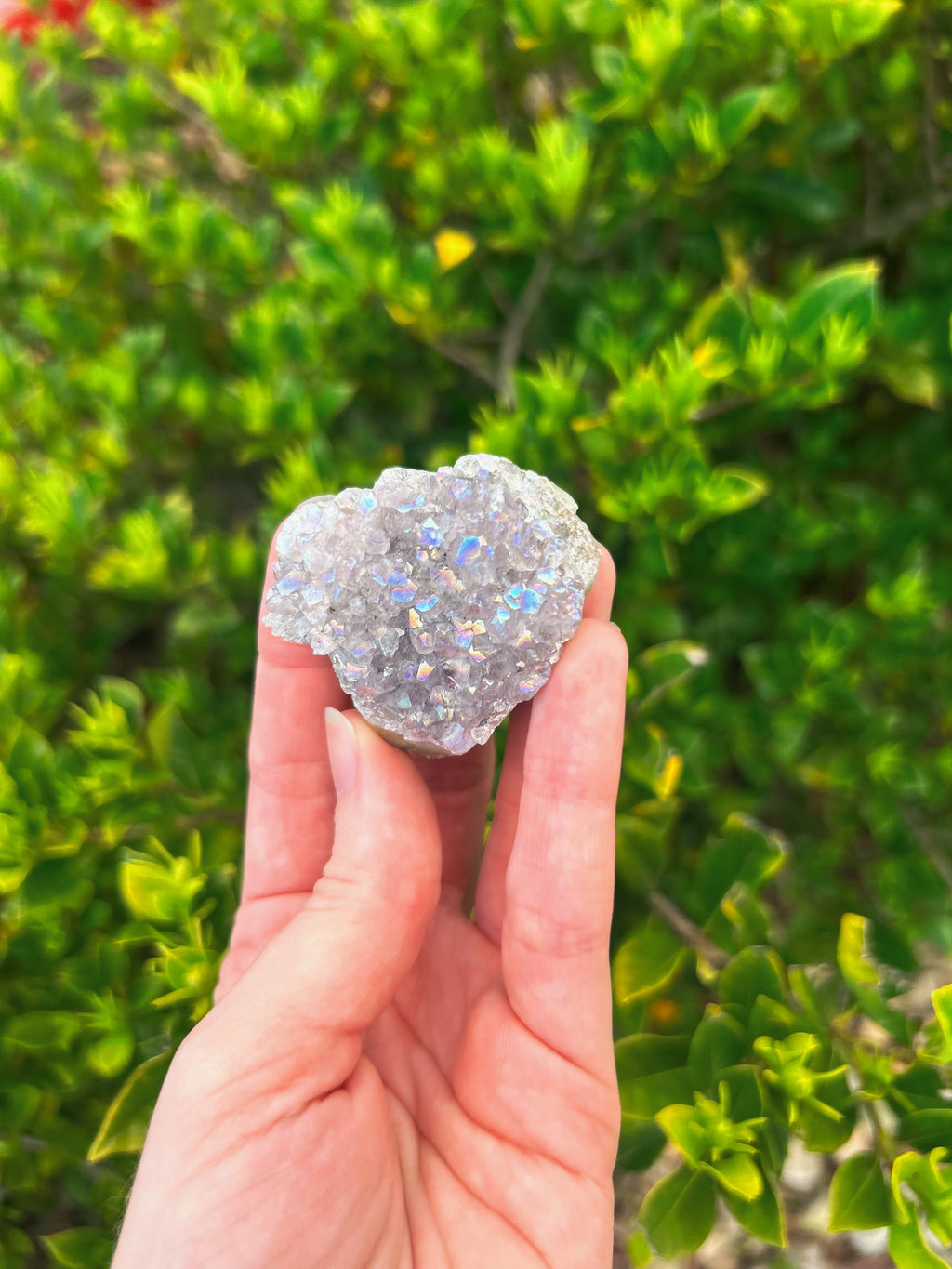 Aura Amethyst Cluster